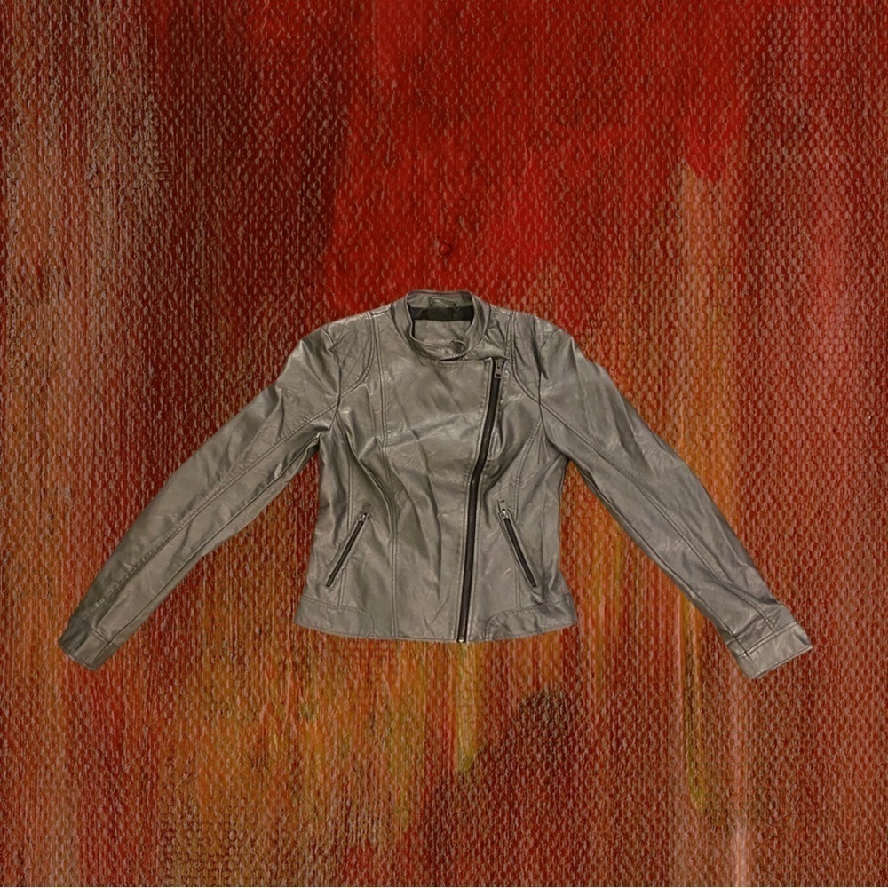 VERO MODA Women’s Cropped Faux Leather Jacket